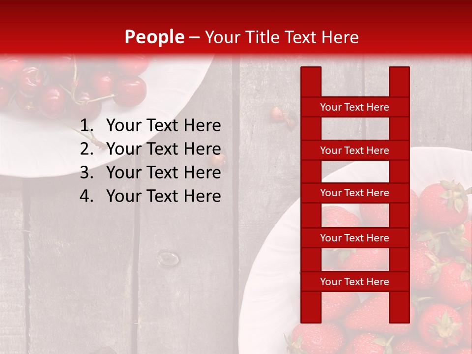 Summer Seasonal Pile PowerPoint Template