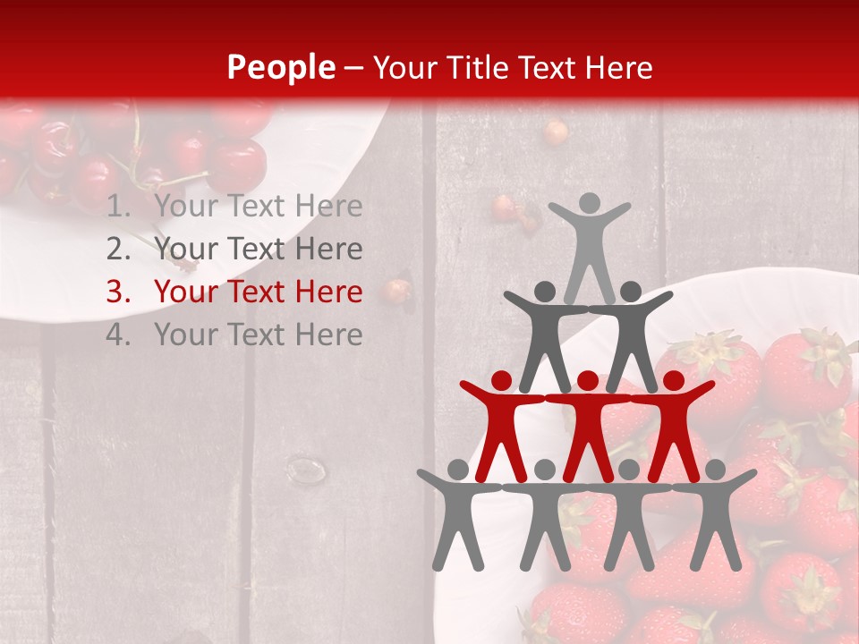 Summer Seasonal Pile PowerPoint Template