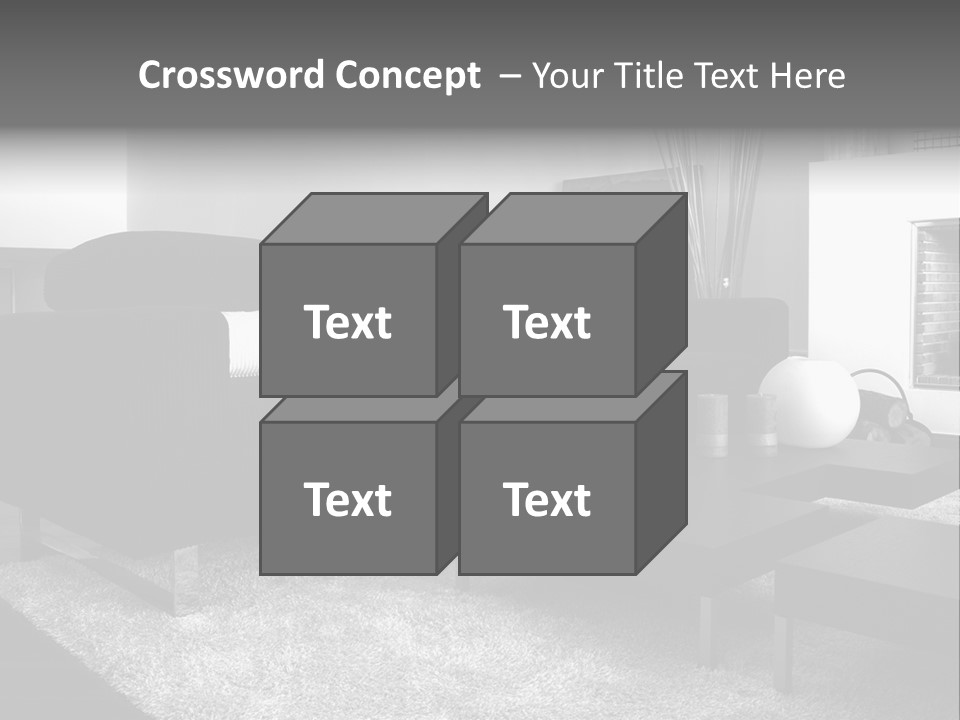 Homes Architecture And Buildings Home Interior PowerPoint Template