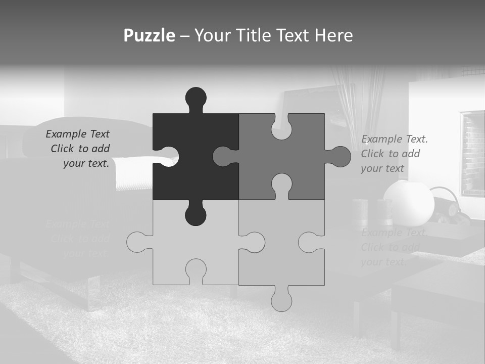 Homes Architecture And Buildings Home Interior PowerPoint Template