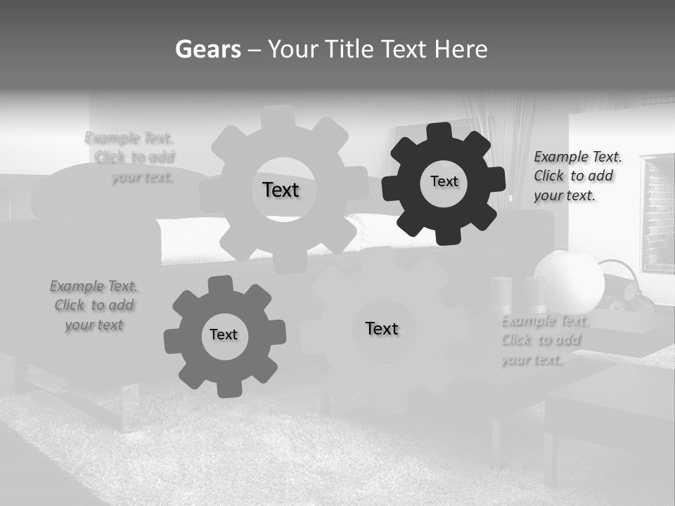 Homes Architecture And Buildings Home Interior PowerPoint Template