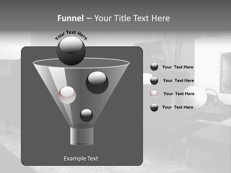 Homes Architecture And Buildings Home Interior PowerPoint Template