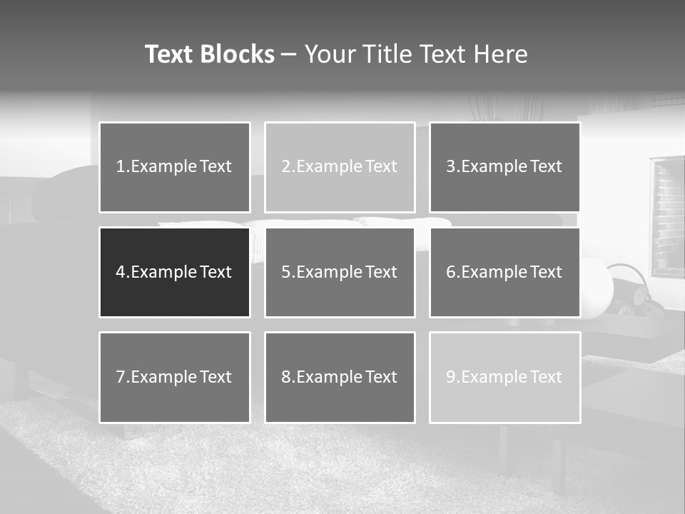 Homes Architecture And Buildings Home Interior PowerPoint Template