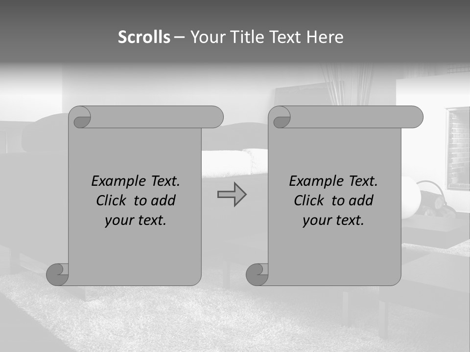 Homes Architecture And Buildings Home Interior PowerPoint Template