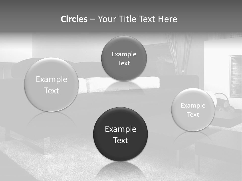 Homes Architecture And Buildings Home Interior PowerPoint Template