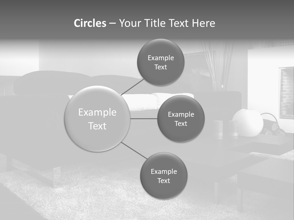 Homes Architecture And Buildings Home Interior PowerPoint Template