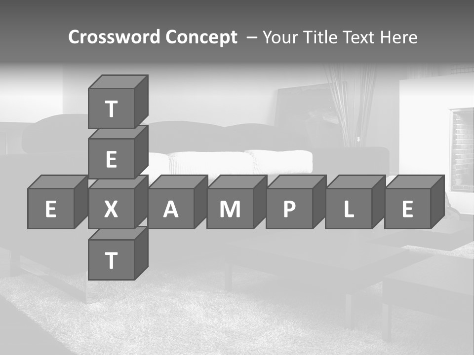 Homes Architecture And Buildings Home Interior PowerPoint Template