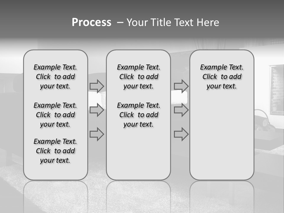 Homes Architecture And Buildings Home Interior PowerPoint Template