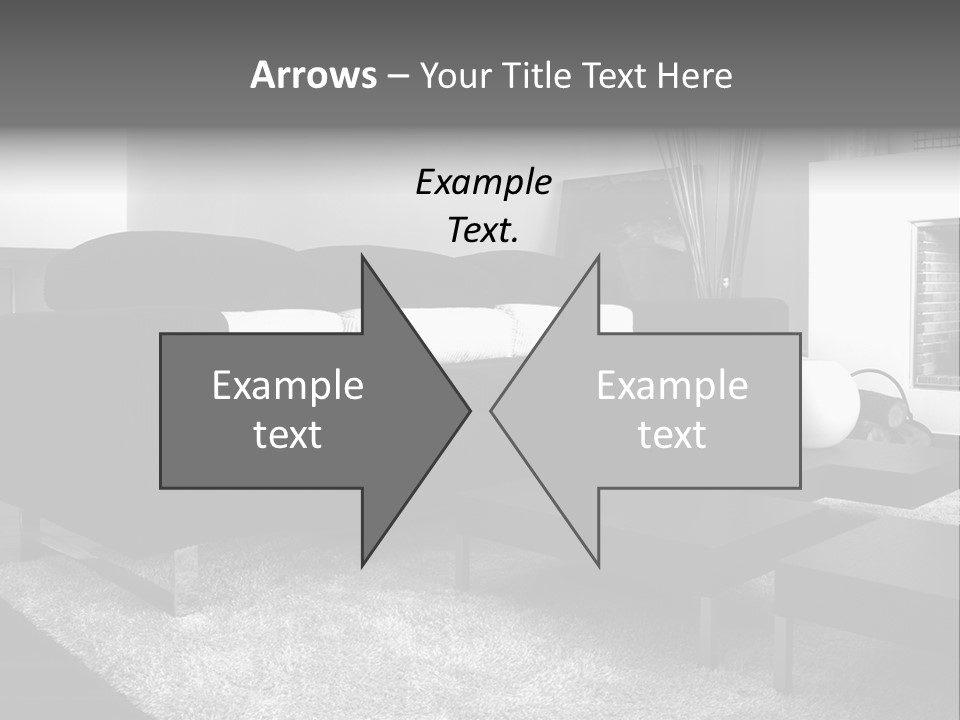 Homes Architecture And Buildings Home Interior PowerPoint Template