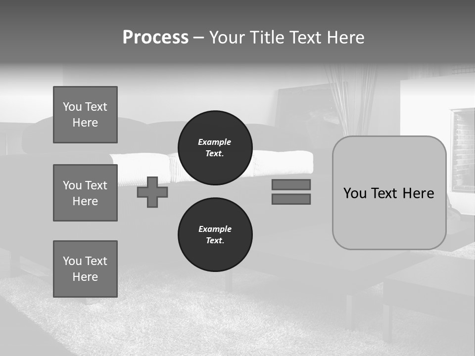 Homes Architecture And Buildings Home Interior PowerPoint Template