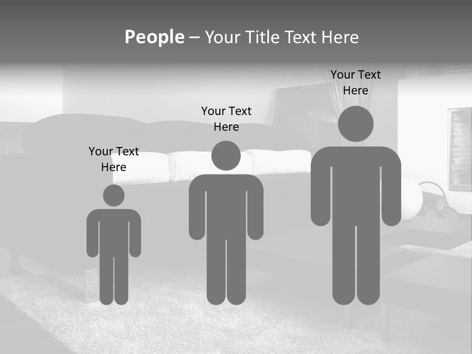 Homes Architecture And Buildings Home Interior PowerPoint Template