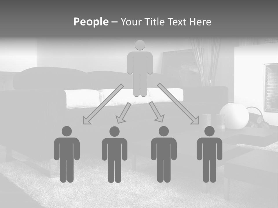 Homes Architecture And Buildings Home Interior PowerPoint Template