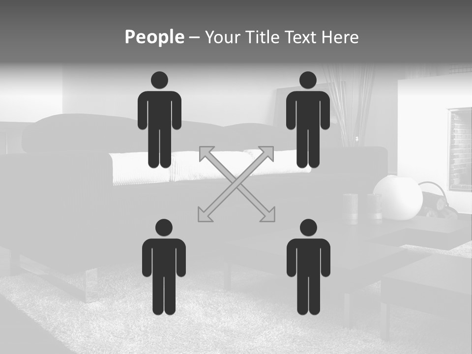 Homes Architecture And Buildings Home Interior PowerPoint Template