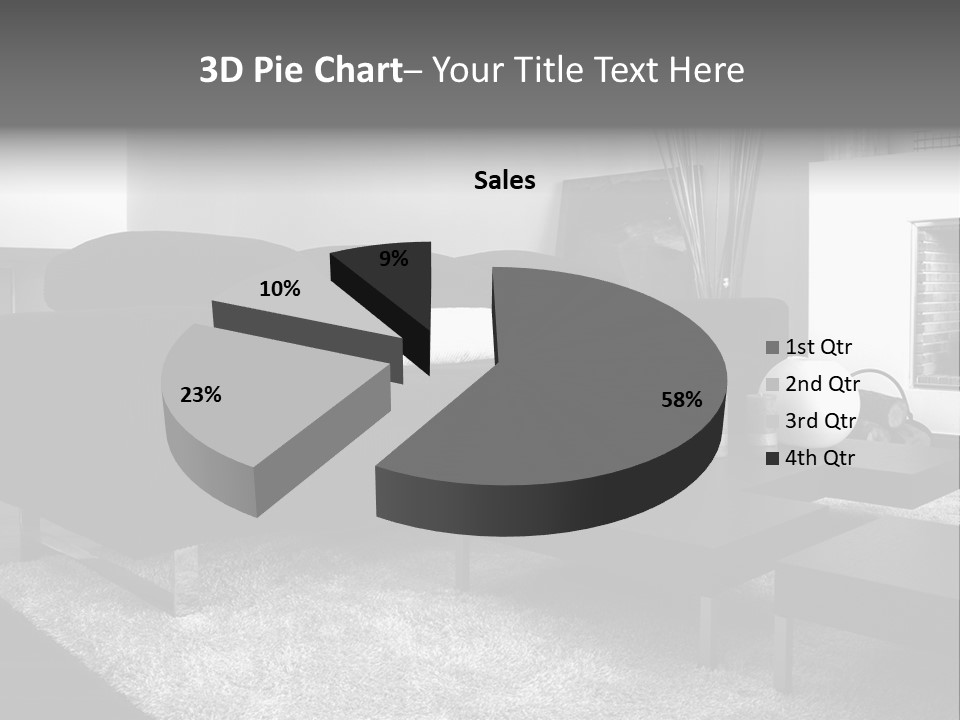 Homes Architecture And Buildings Home Interior PowerPoint Template
