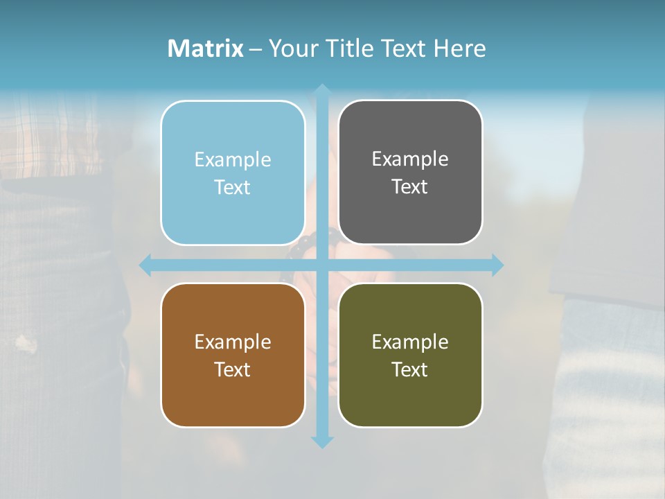 Marriage Homosexual Cufflink PowerPoint Template