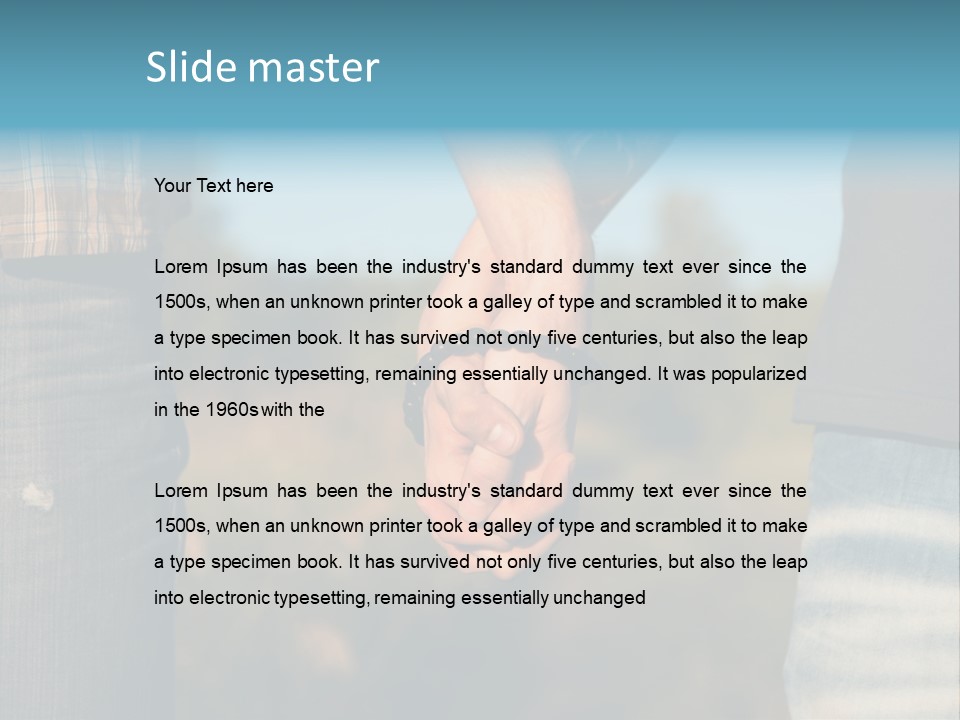 Marriage Homosexual Cufflink PowerPoint Template