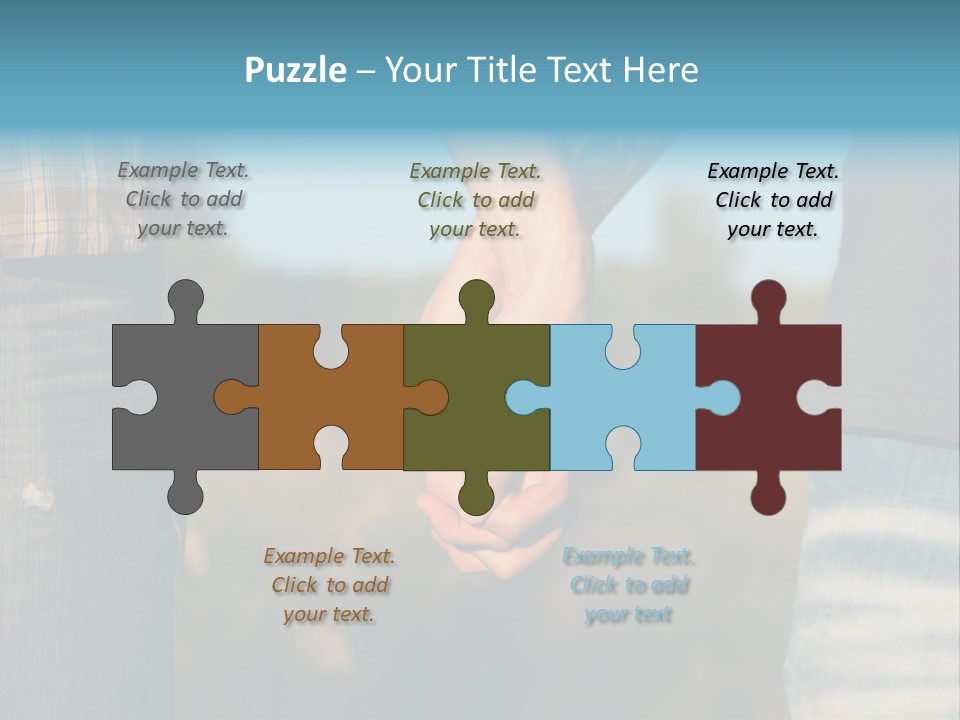 Marriage Homosexual Cufflink PowerPoint Template