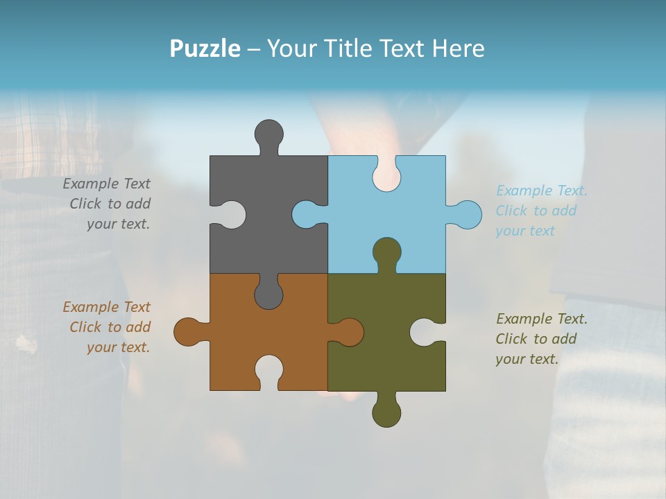 Marriage Homosexual Cufflink PowerPoint Template