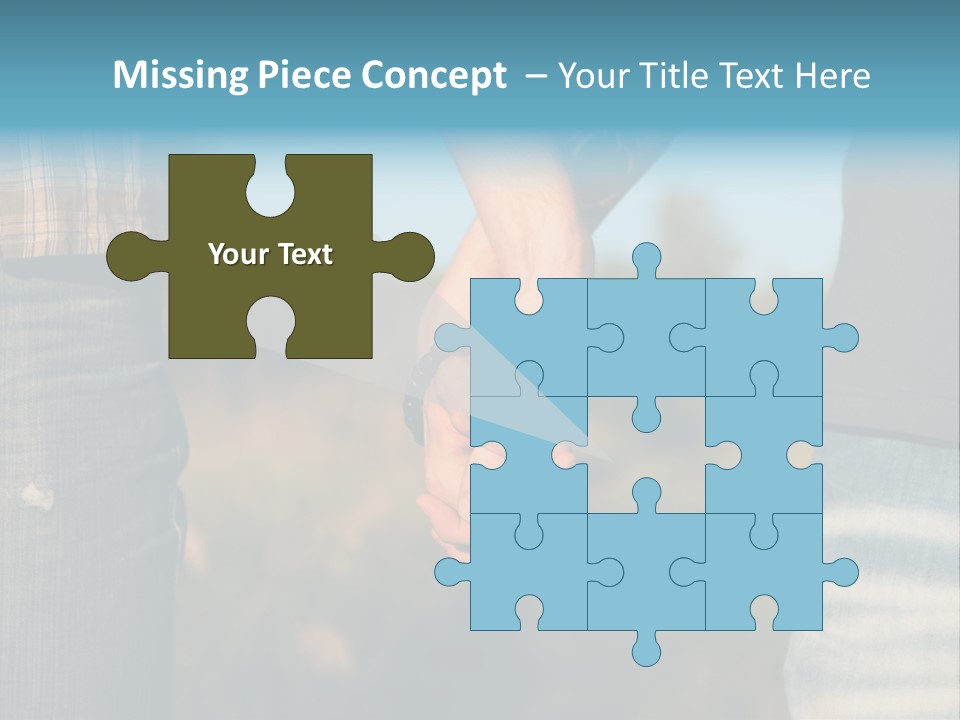 Marriage Homosexual Cufflink PowerPoint Template