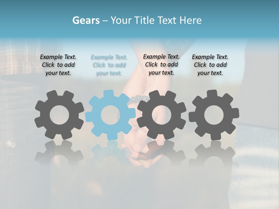 Marriage Homosexual Cufflink PowerPoint Template