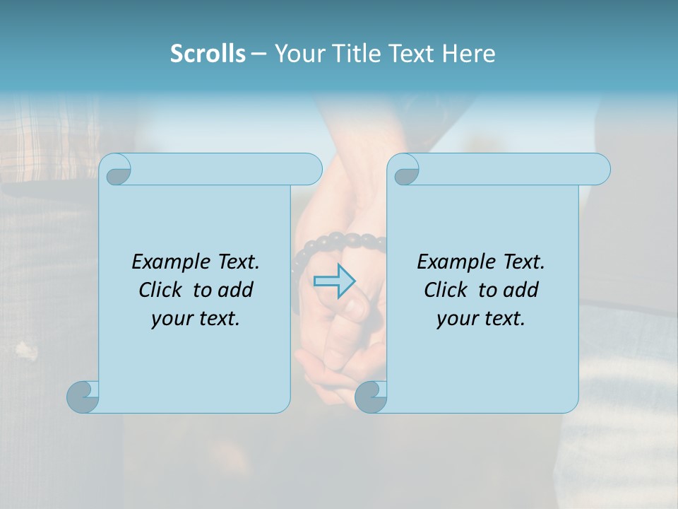 Marriage Homosexual Cufflink PowerPoint Template