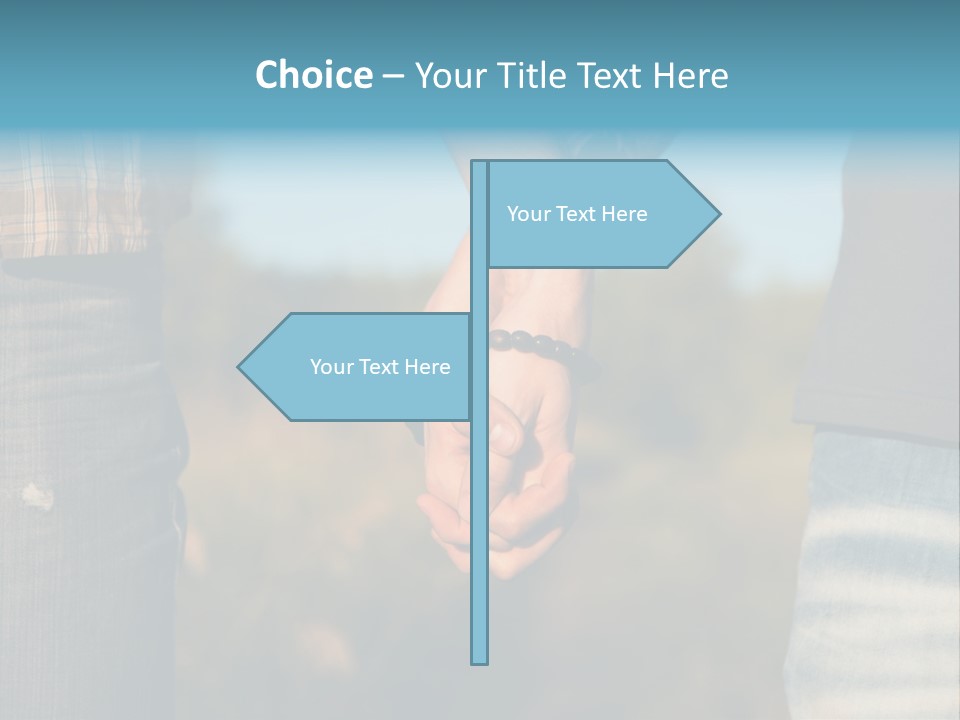 Marriage Homosexual Cufflink PowerPoint Template