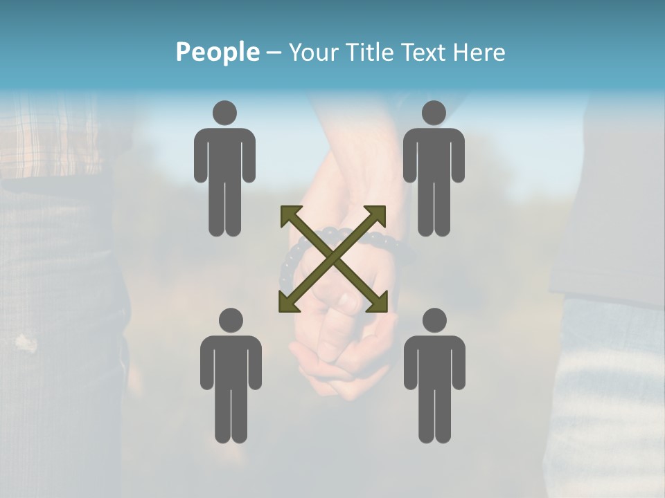 Marriage Homosexual Cufflink PowerPoint Template