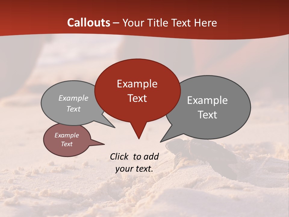 Beach Turtle Shell PowerPoint Template