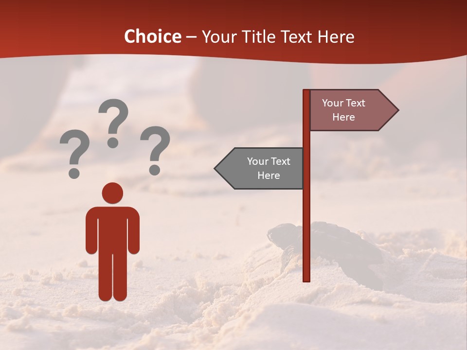 Beach Turtle Shell PowerPoint Template