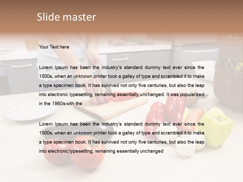 Brightly Lit Series Seasoning PowerPoint Template