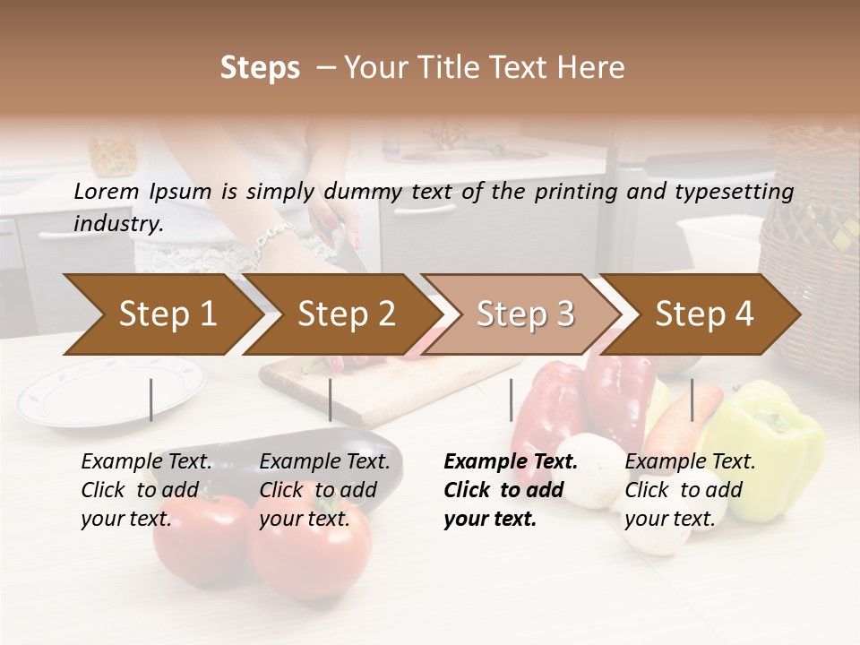Brightly Lit Series Seasoning PowerPoint Template