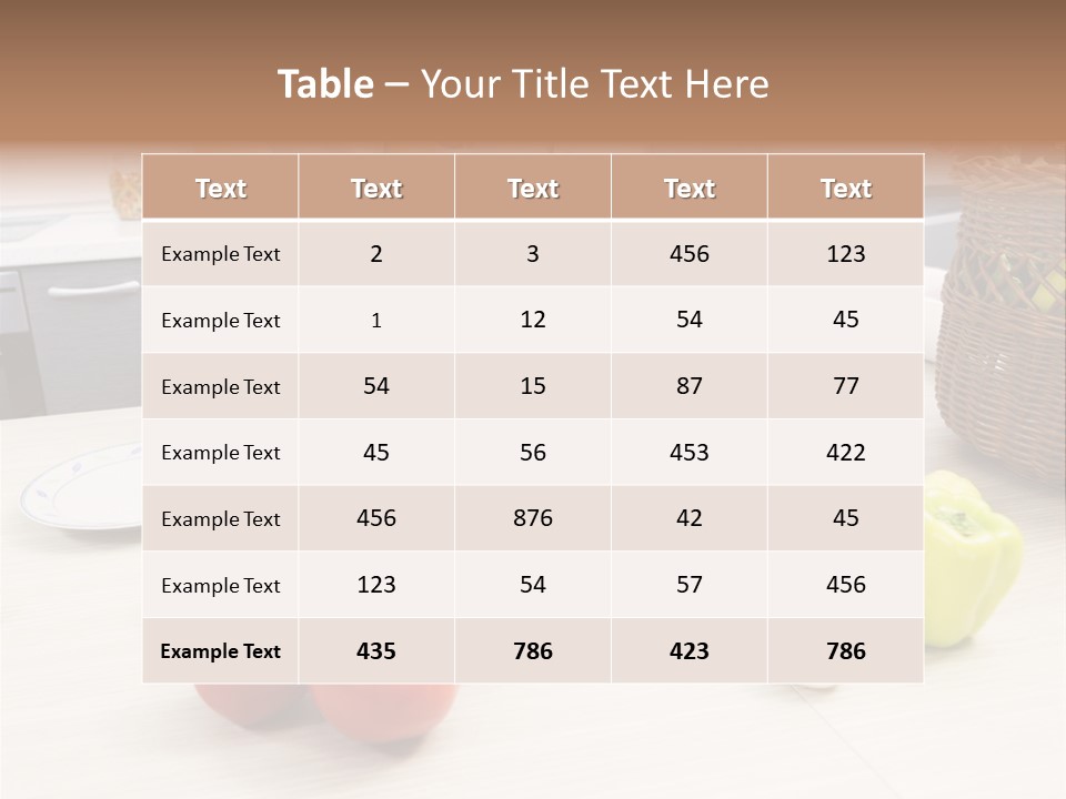 Brightly Lit Series Seasoning PowerPoint Template