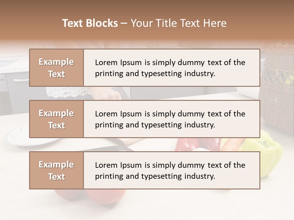 Brightly Lit Series Seasoning PowerPoint Template