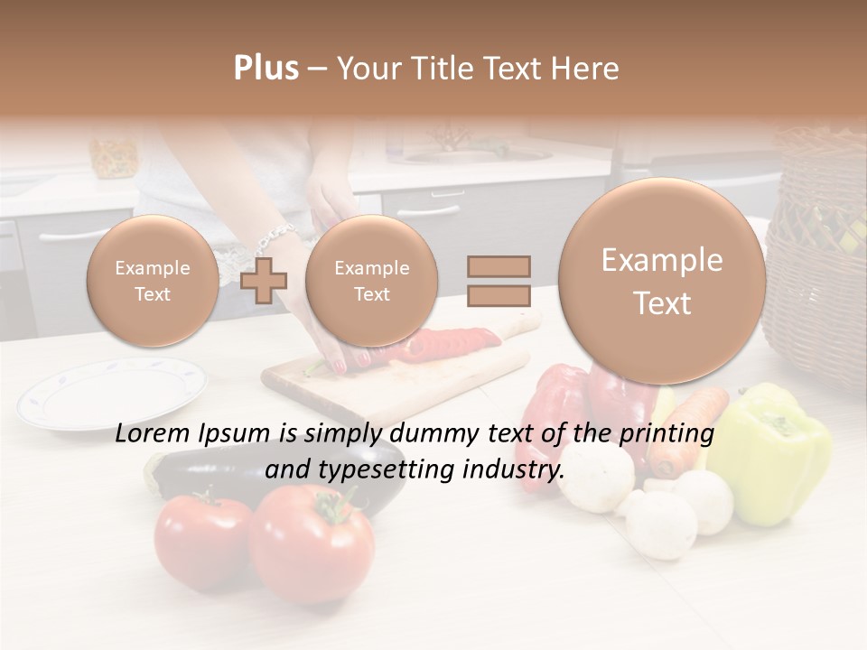 Brightly Lit Series Seasoning PowerPoint Template