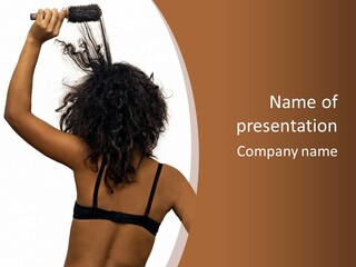 Bra Portrait One PowerPoint Template