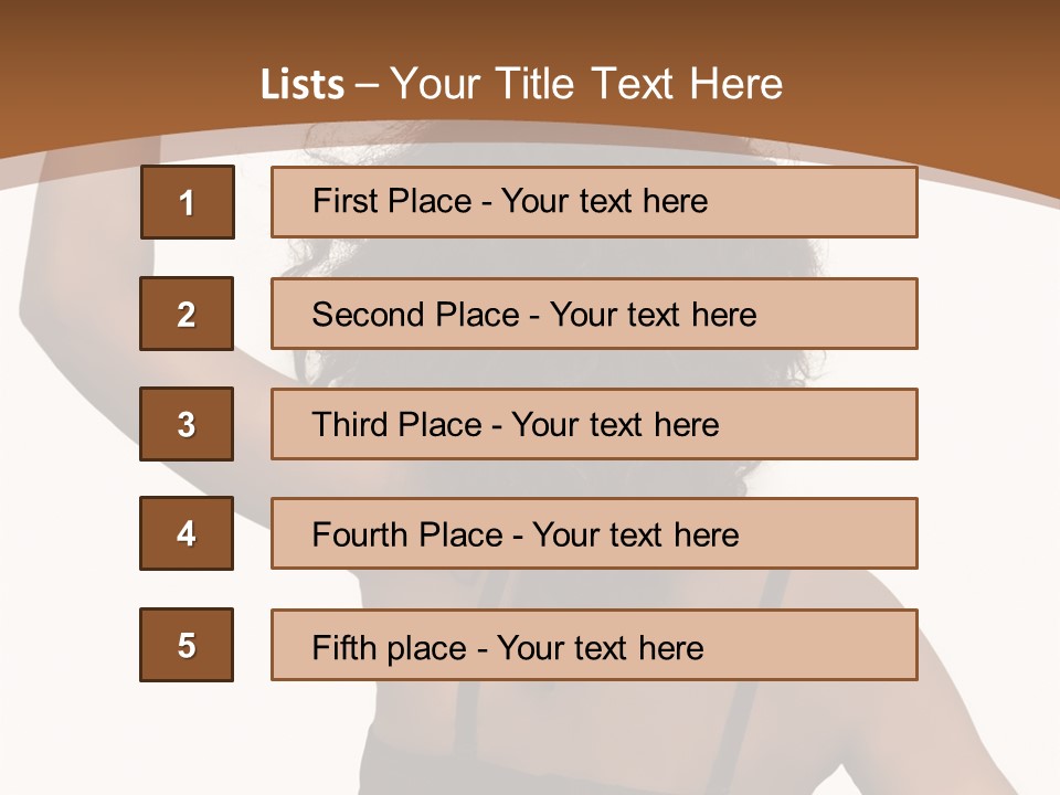 Bra Portrait One PowerPoint Template