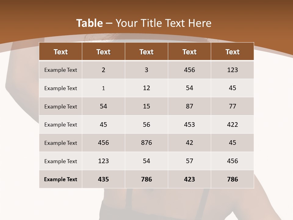 Bra Portrait One PowerPoint Template