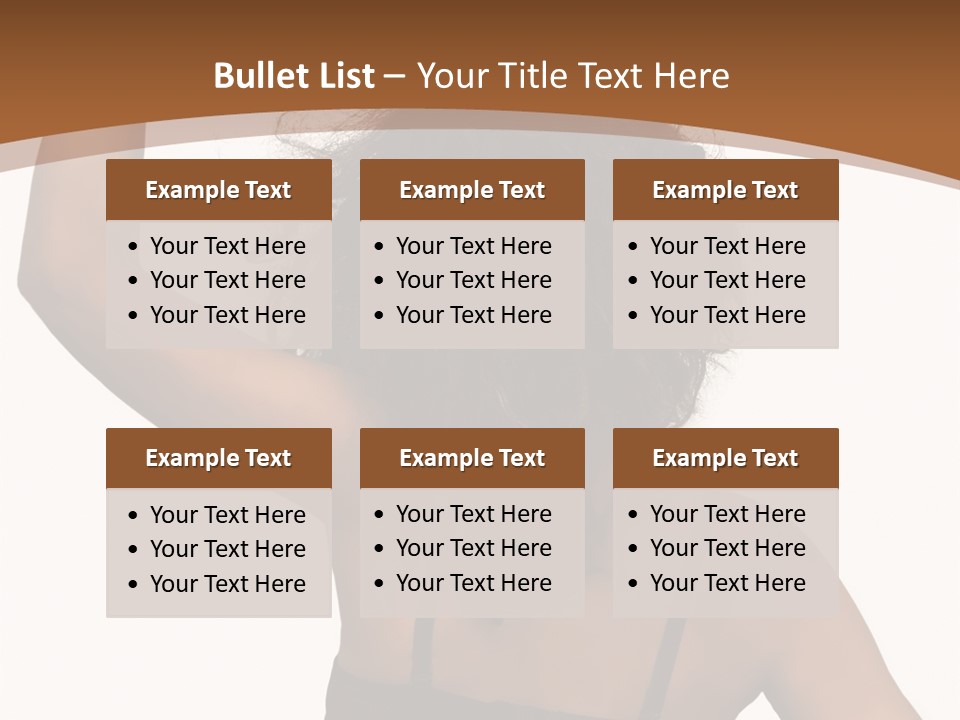 Bra Portrait One PowerPoint Template