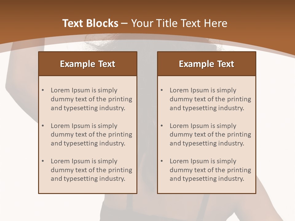Bra Portrait One PowerPoint Template