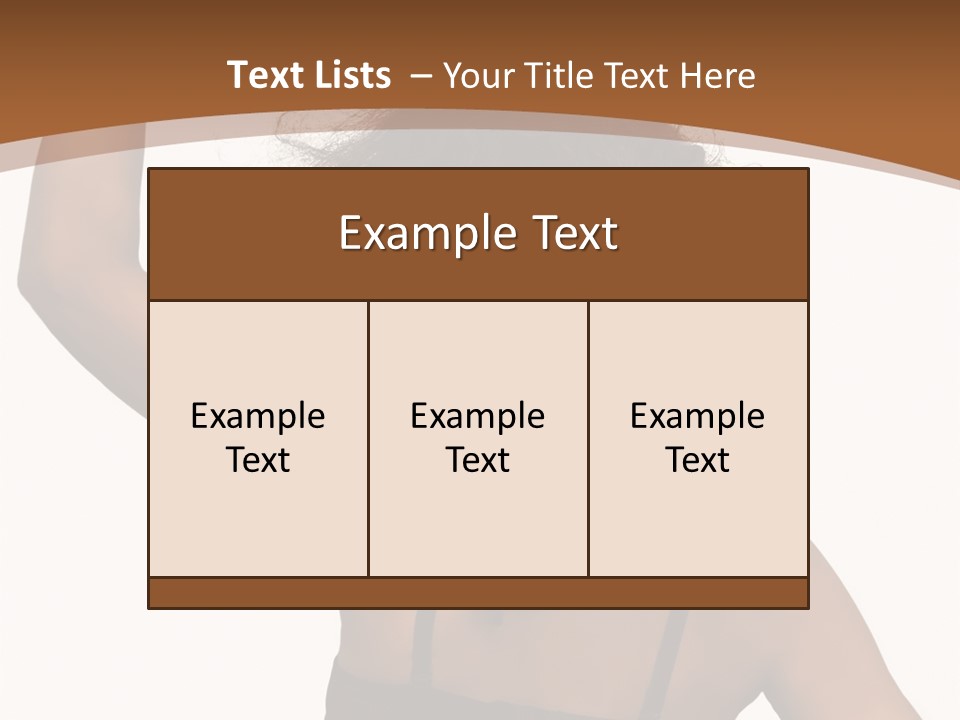 Bra Portrait One PowerPoint Template