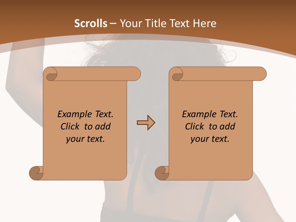 Bra Portrait One PowerPoint Template