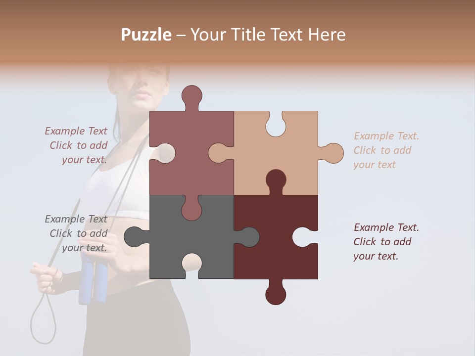 Leisure Activity Looking Away Beauty And Health PowerPoint Template