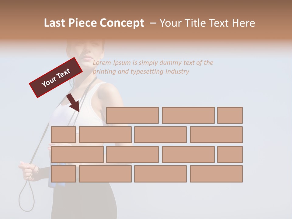 Leisure Activity Looking Away Beauty And Health PowerPoint Template