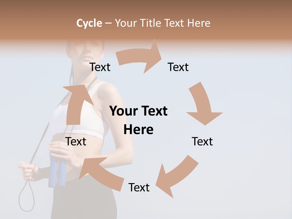 Leisure Activity Looking Away Beauty And Health PowerPoint Template