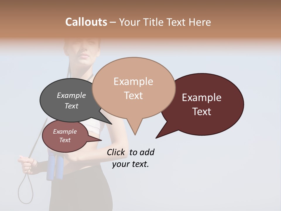 Leisure Activity Looking Away Beauty And Health PowerPoint Template
