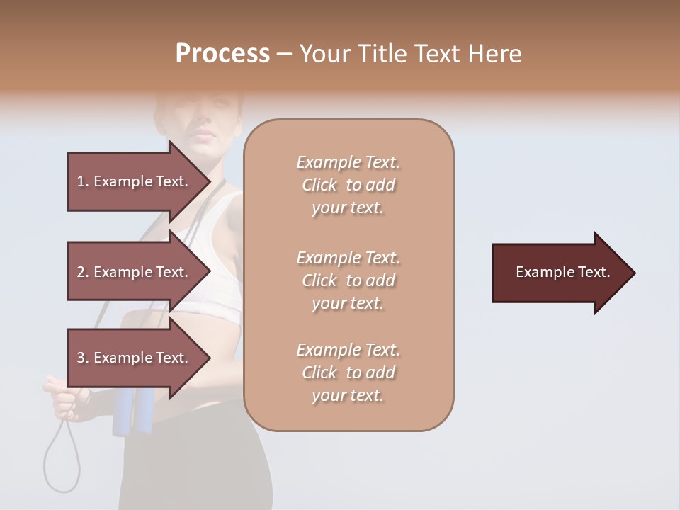 Leisure Activity Looking Away Beauty And Health PowerPoint Template