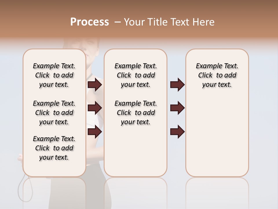 Leisure Activity Looking Away Beauty And Health PowerPoint Template
