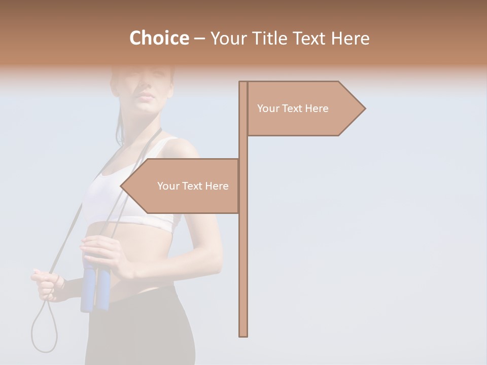 Leisure Activity Looking Away Beauty And Health PowerPoint Template