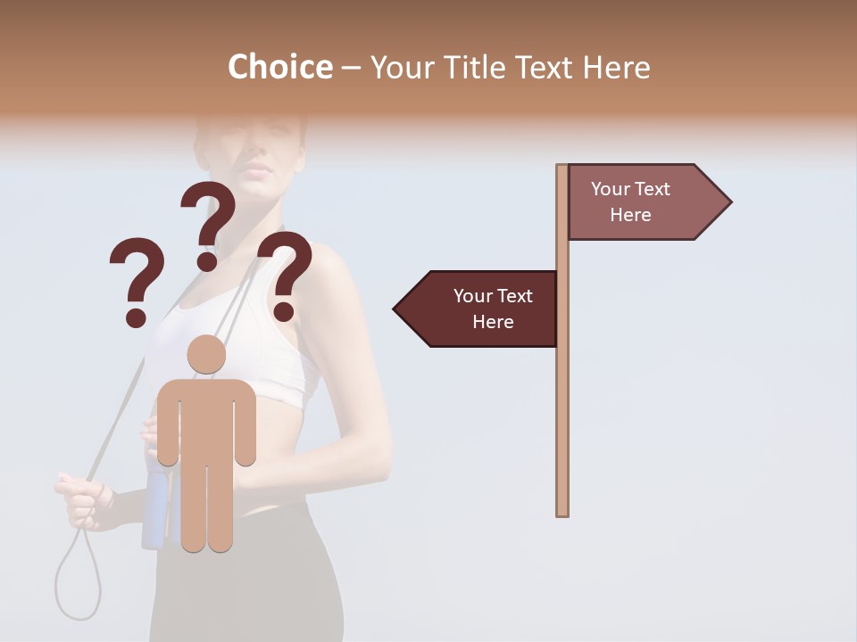 Leisure Activity Looking Away Beauty And Health PowerPoint Template