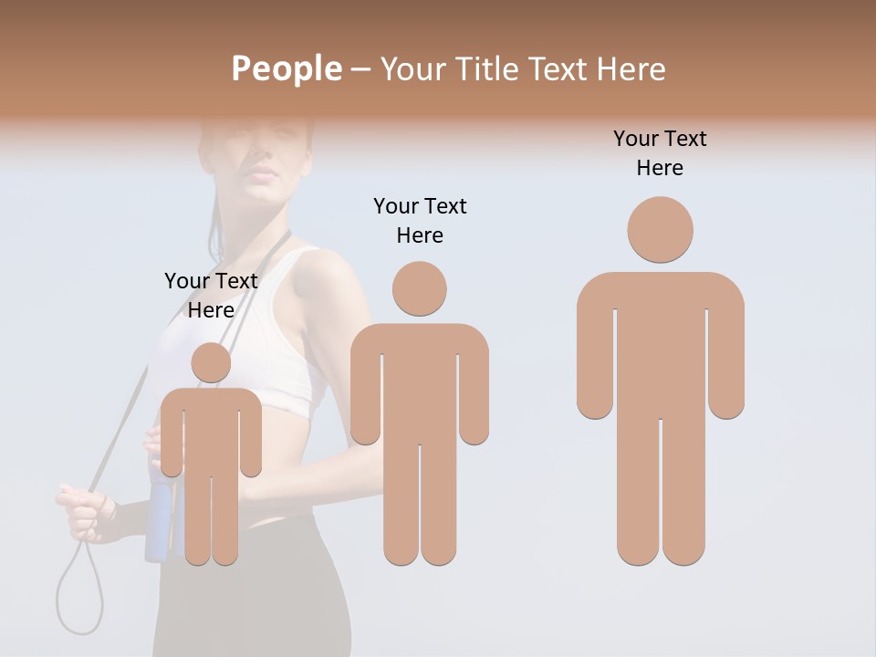 Leisure Activity Looking Away Beauty And Health PowerPoint Template